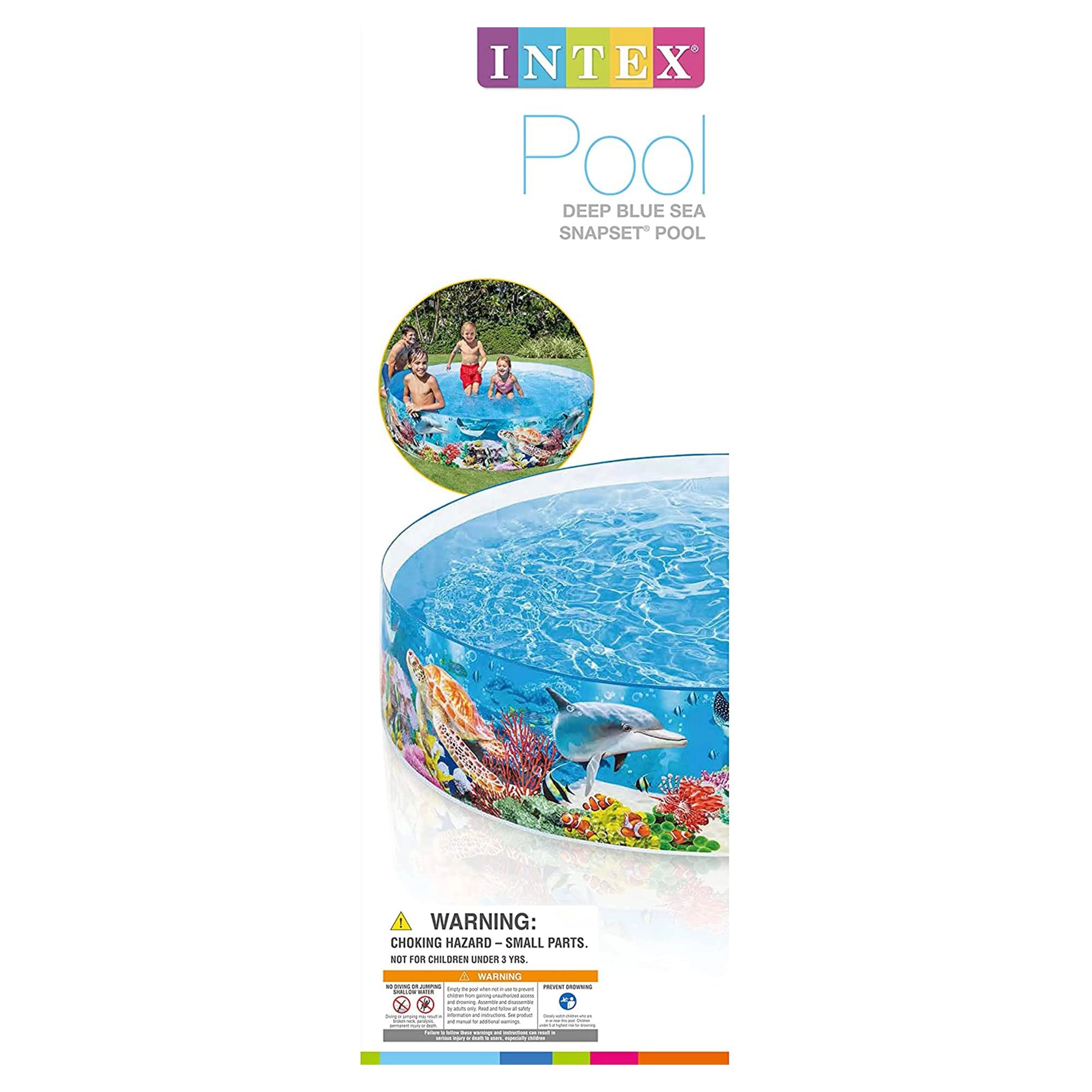 Deep Blue Sea Snapset Pool - 244cm