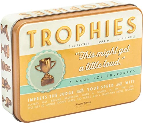 Facade Games Trophies - ages 8 years old and up 70 unique trophy cards