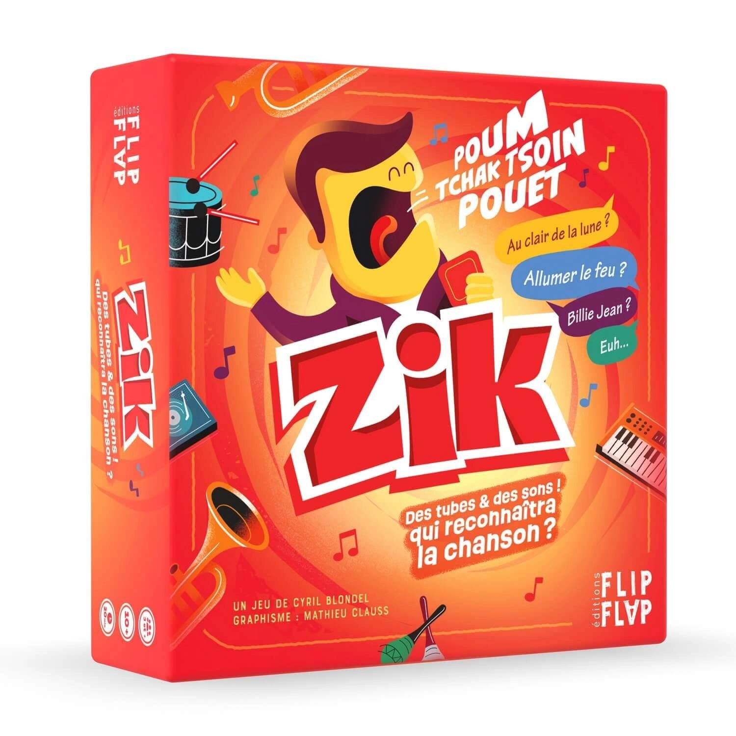 Blackrock Games Flip Flap Zik Musical Toy - 10 years+