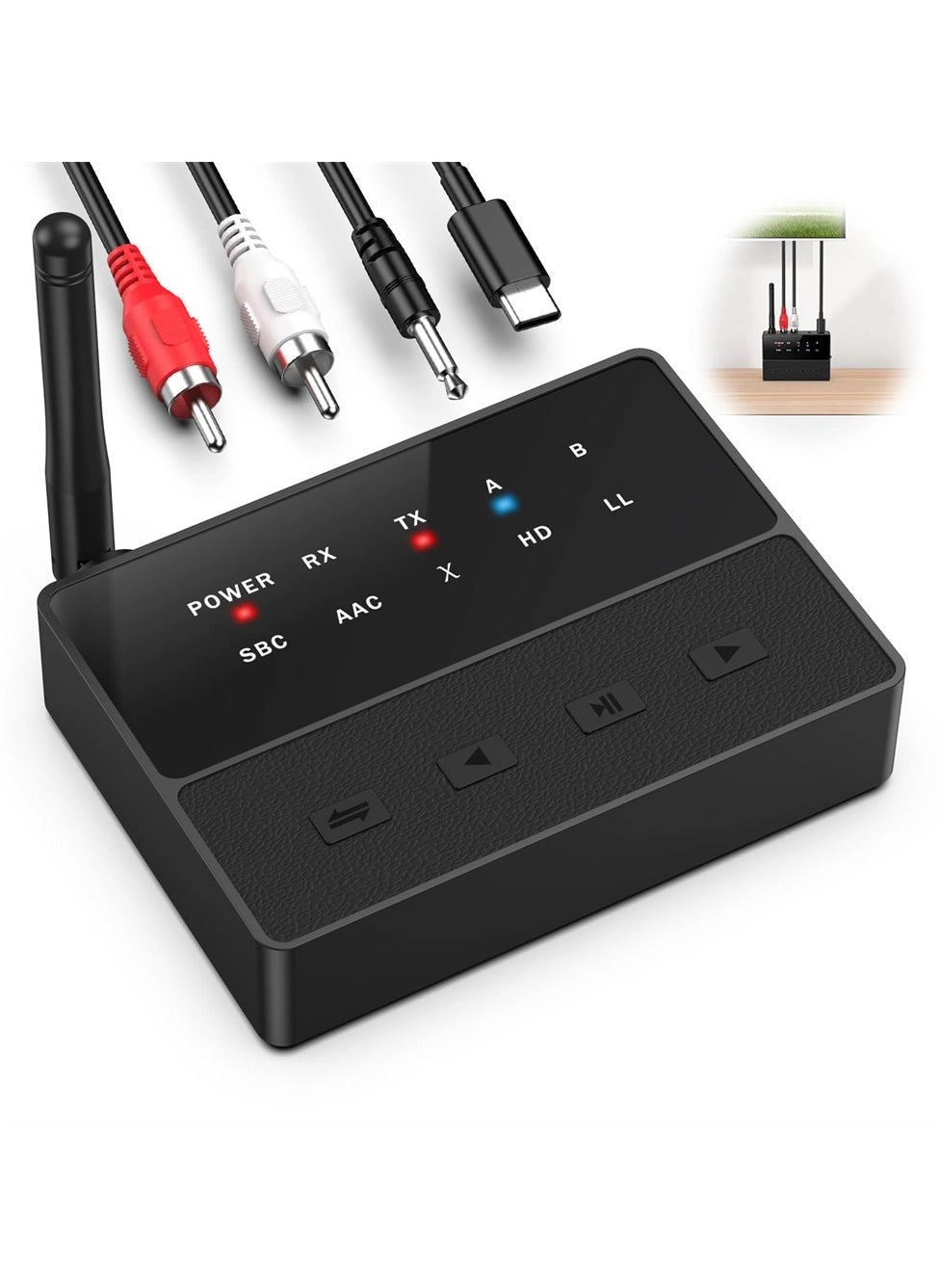 SYOSI Bluetooth 5.3 Transmitter & Receiver 5.3