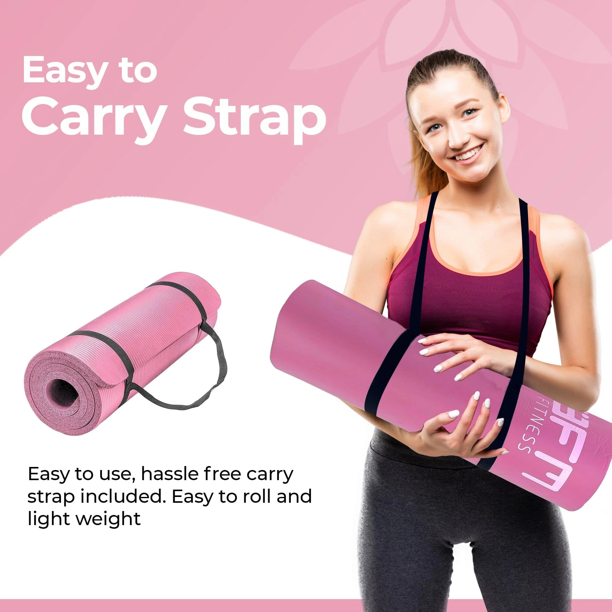 Yoga Mat - Nitrile Butadiene Rubber 15MM
