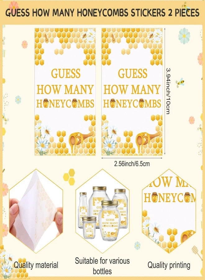 Bee Baby Shower Games - 63 Pcs