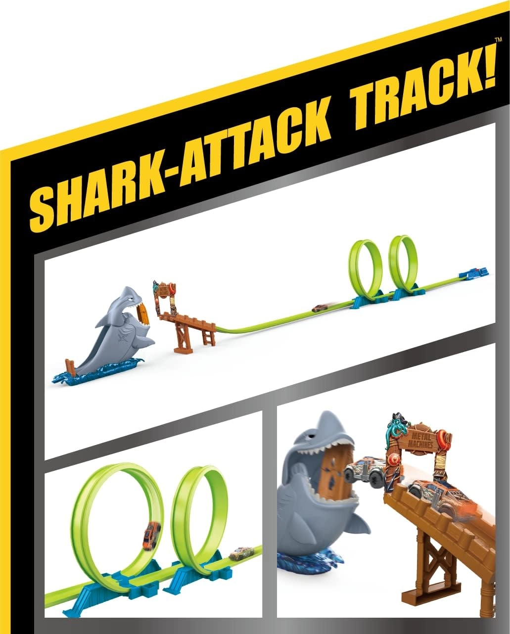Metal Machines Shark Playset