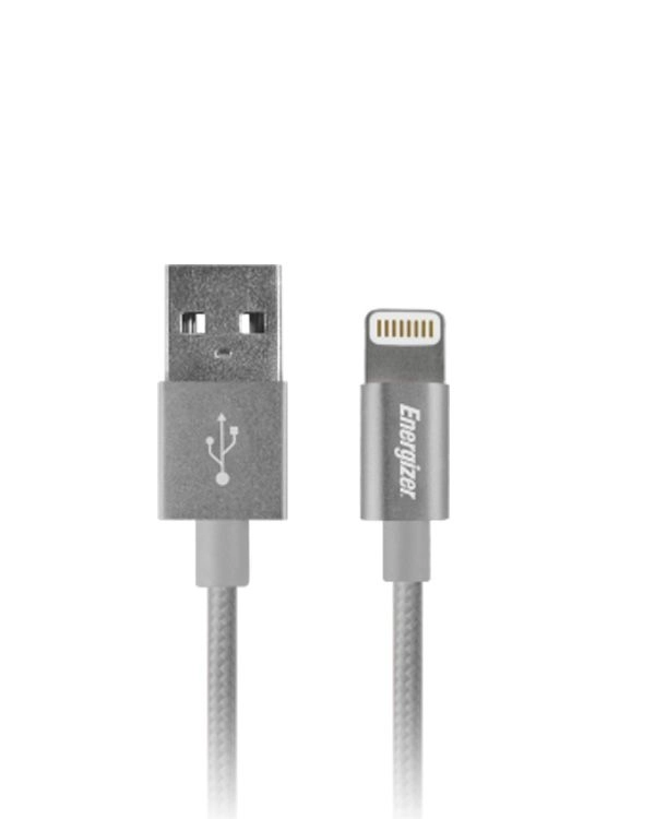 Energizer Charge Cable USB to Lightning 1.2m Metallic Grey