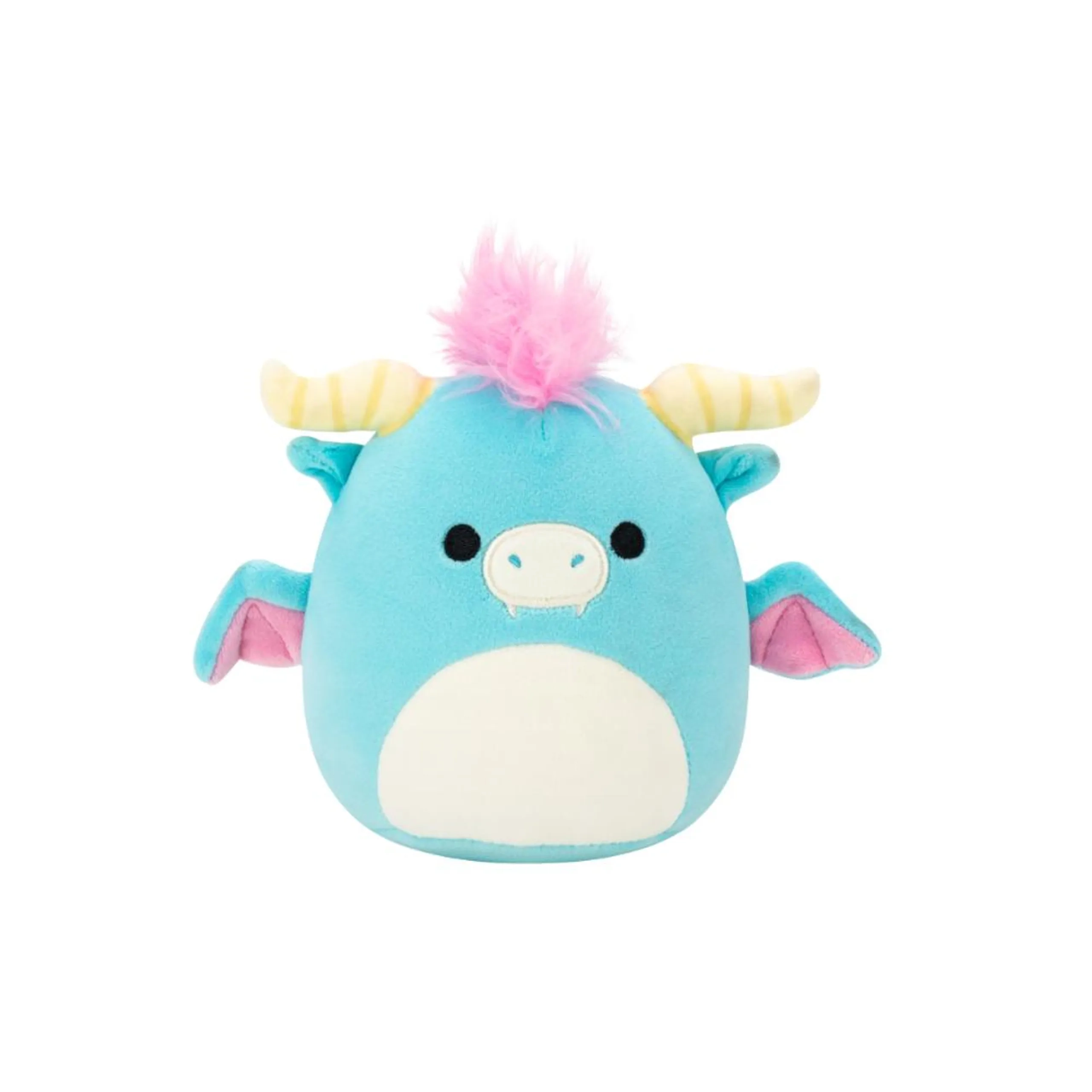 Kellytoy Byron Dragon - 12.7 cm Aqua Blue Cream Belly