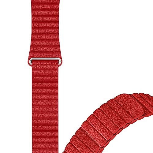 22mm Magnetic Leather Loop Watch Strap for Fire Boltt Ninja Call 2 Smartwatch