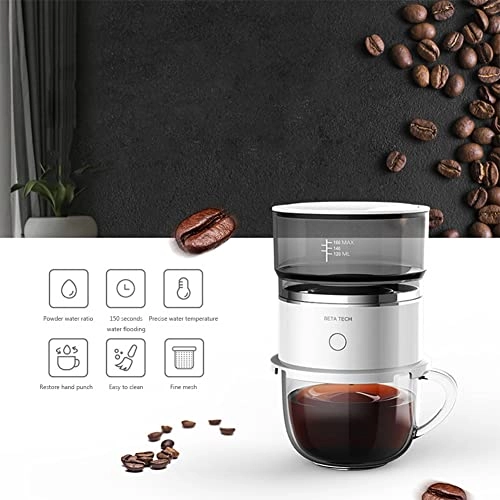 Coffee Maker - 400ML High-Temperature Glass Stainless Steel Filter