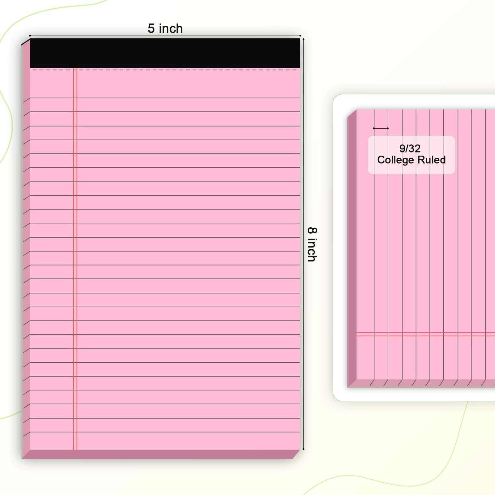 Note Pad 5x8 - Lined 30 Sheets