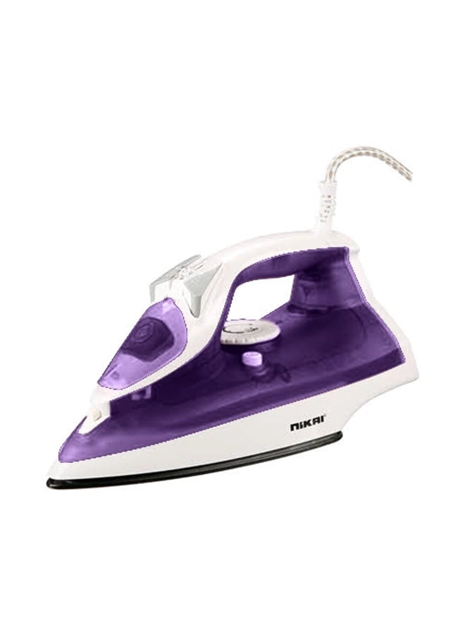 Nikai Steam Iron - 2000W Corded Purple/White