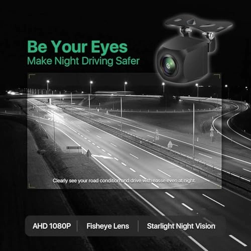 License Plate Backup Camera - Night vision RCA 1080P