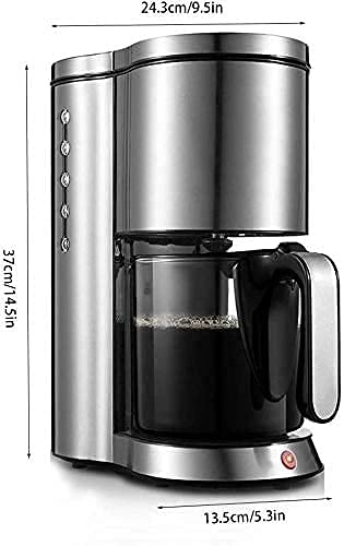 Drip Coffee Maker - Programmable Brew Strength Control Warming Plate