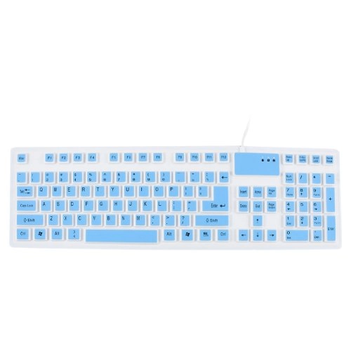 Multimedia Wired USB PC Keyboard - Wired