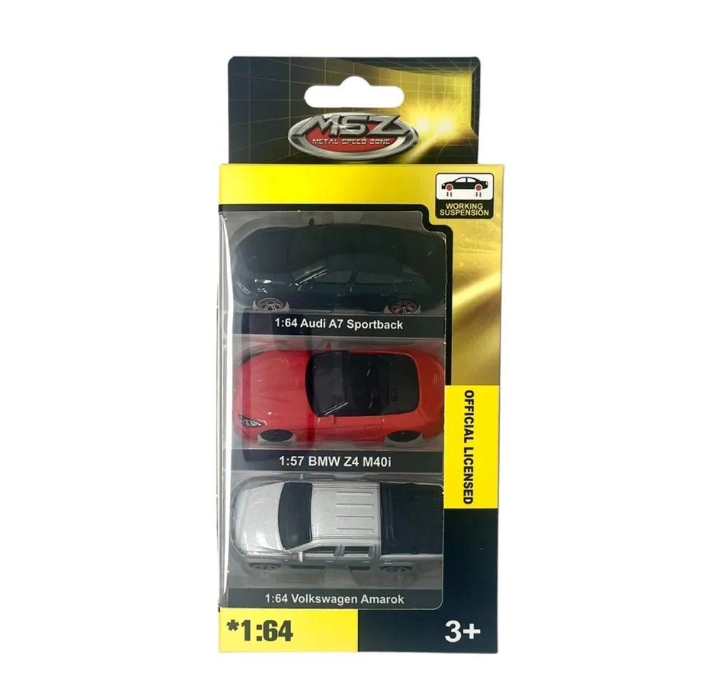 BMW 1:64 + Audi 1:64 + Volkswagen 1:64 - 3 pcs
