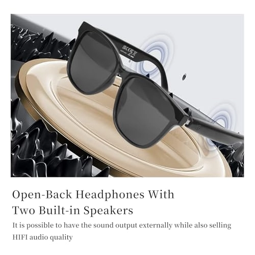 Bluetooth Audio Sunglasses - Bluetooth 5.3 Polarized UV400 IPX5