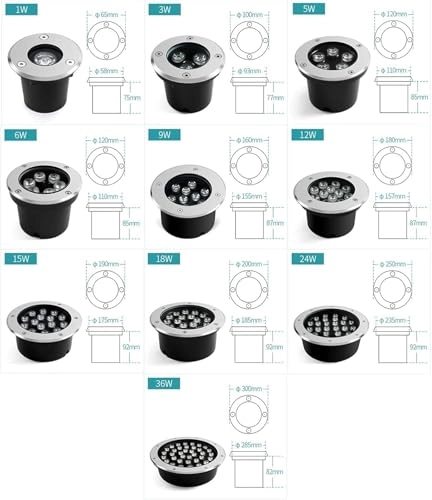 Underwater Led Lights - 12W IP68 Submersible