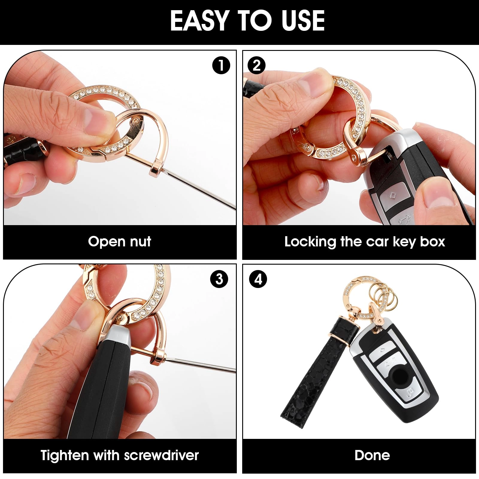 Leather Keychain - Vehicle