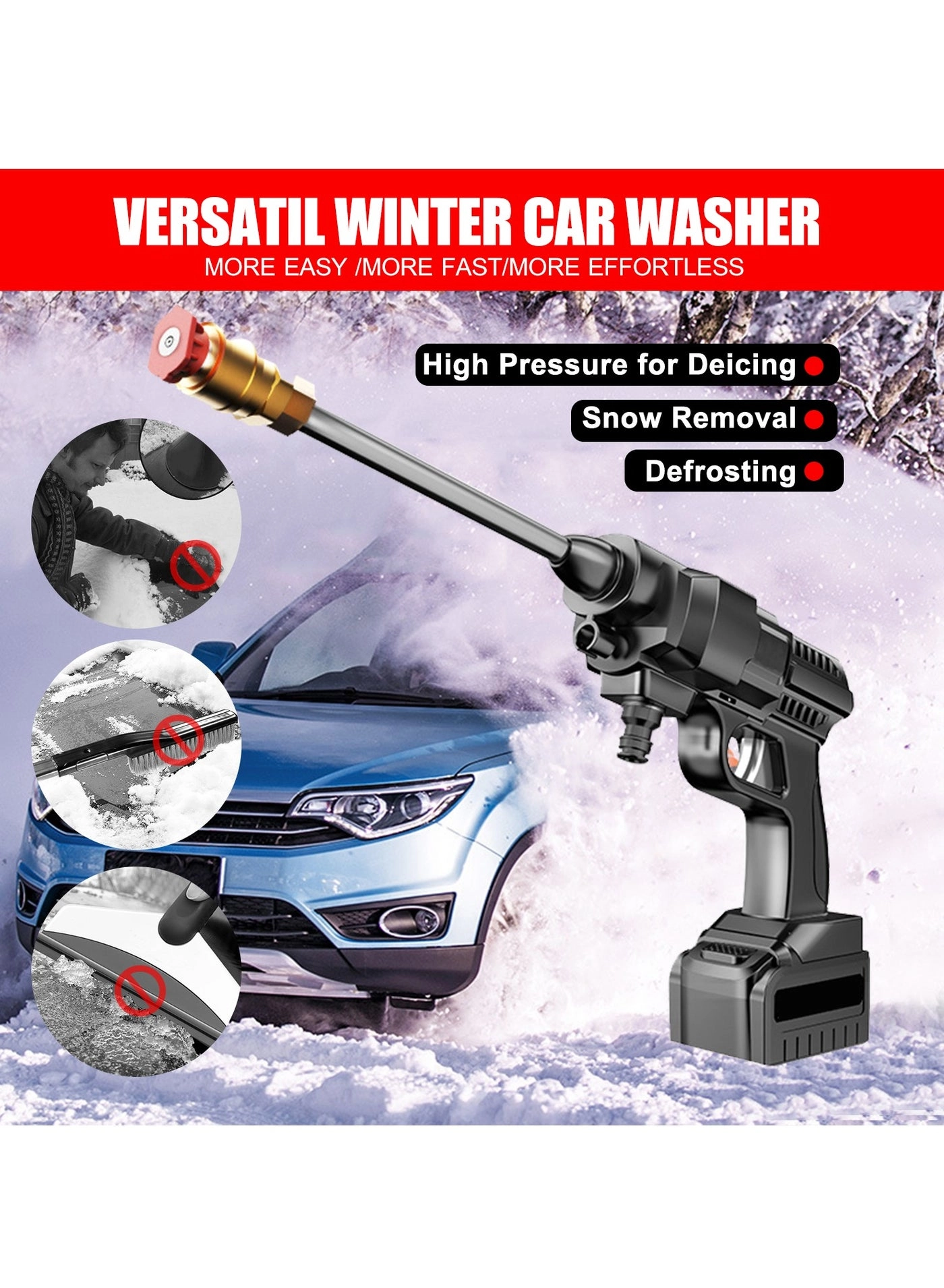 Cordless Portable Washer - 48V 30Bar 200W