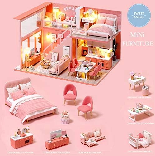DIY Miniature Dollhouse Kit - 124 scale