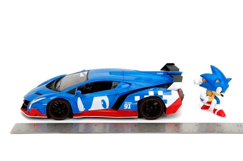 Lamborghini Veneno - 1:24 + Sonic Figure
