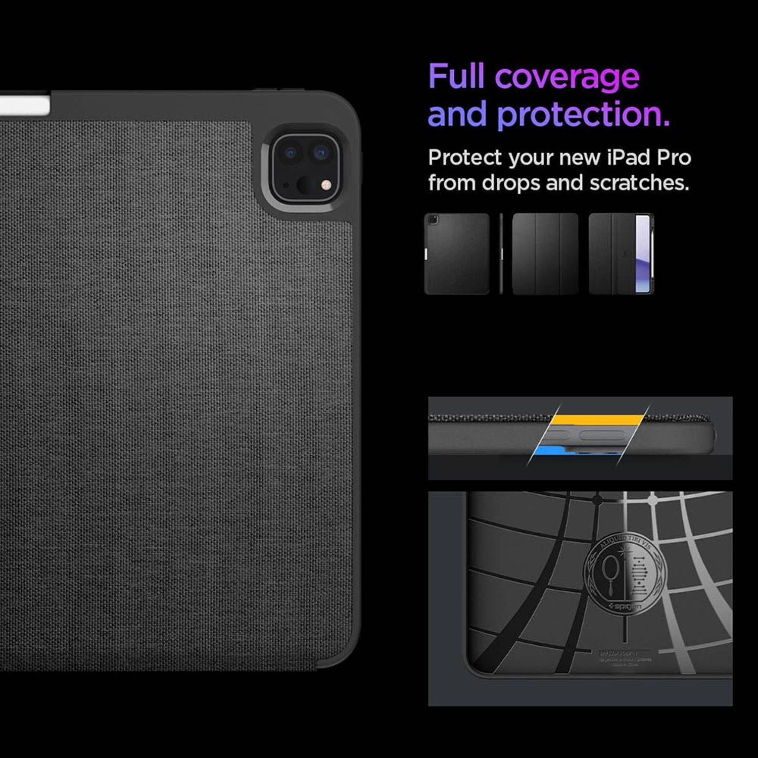 Folio Case with Pencil Holder for iPad Pro 13-inch