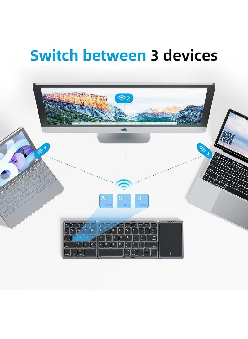 Foldable Bluetooth Keyboard - Wireless