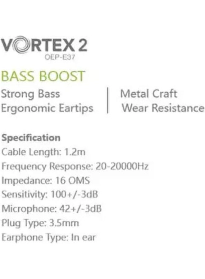 OEP-E37 Wired Headset