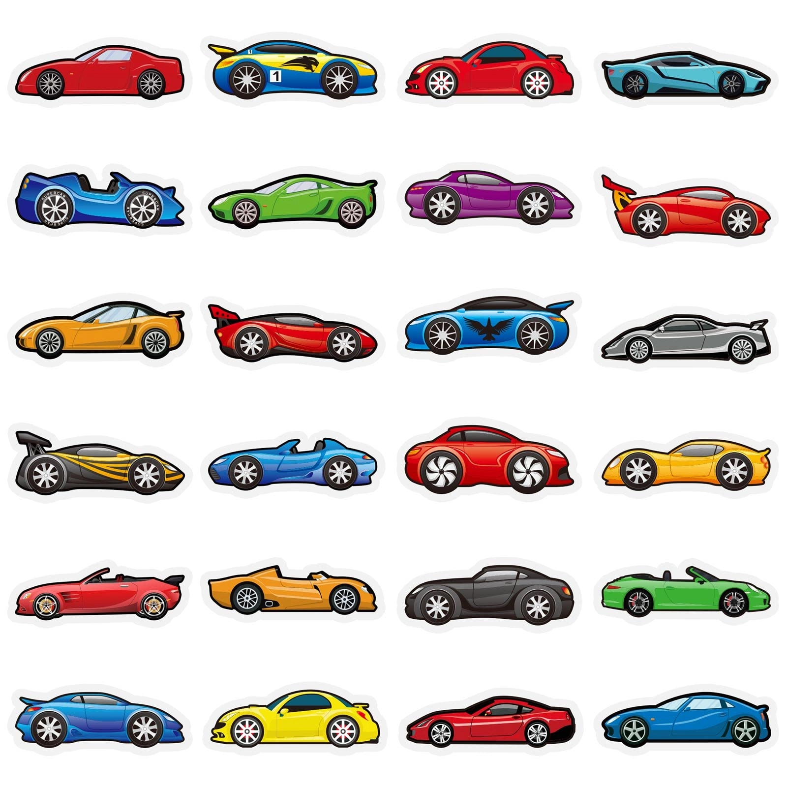 Junkin Race Car Stickers - 500 pcs