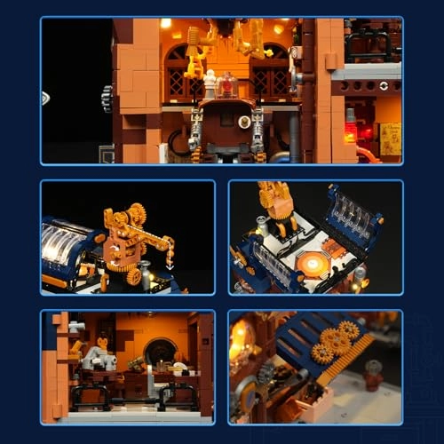 Mechanical Workshop - Interactive LED Movable Crane