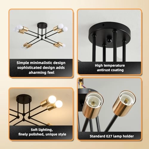 Sputnik Ceiling Light