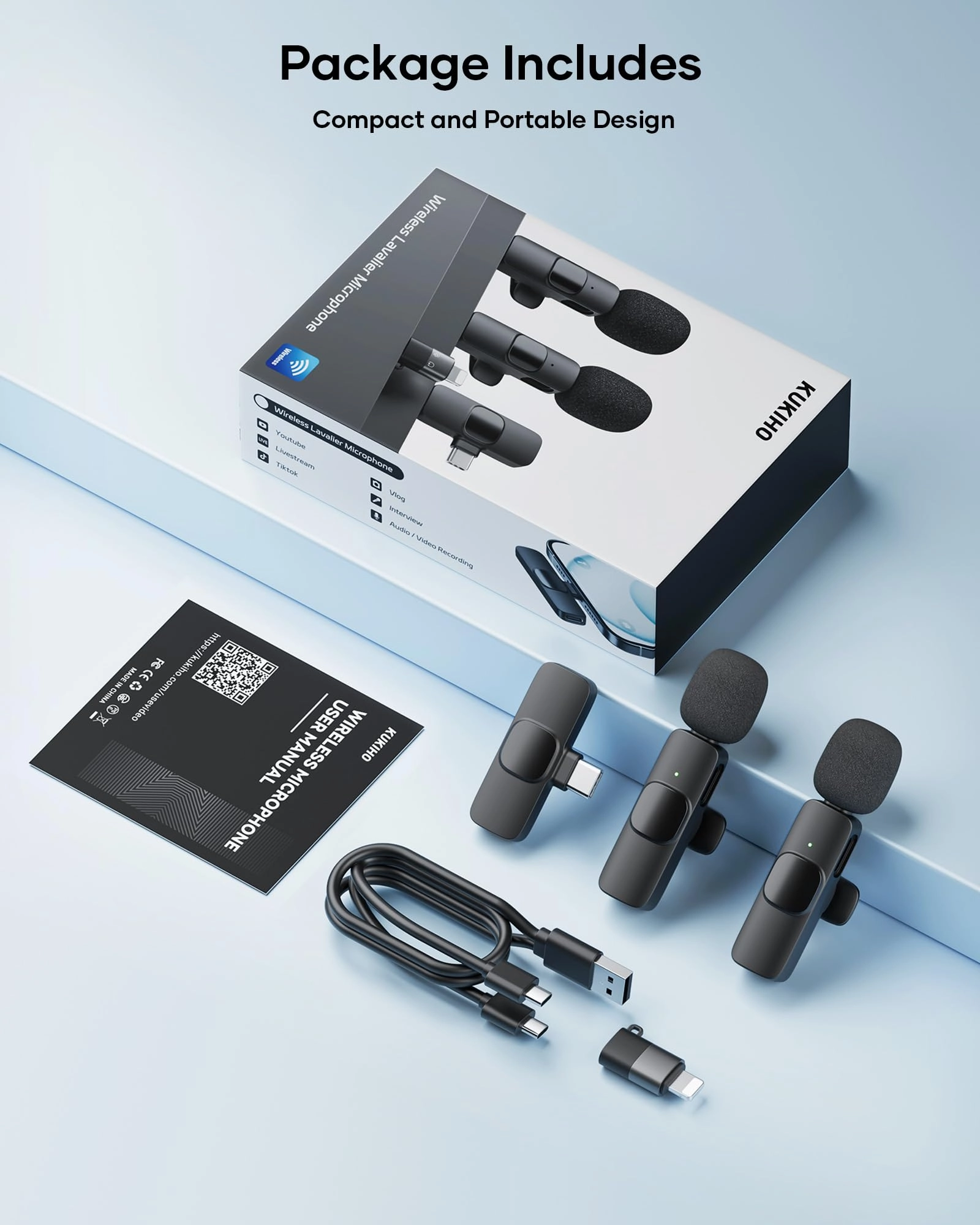 K6-Mic - 2 Mics 2.4Ghz