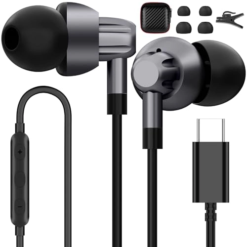 USB C Headphones Wired Earbud