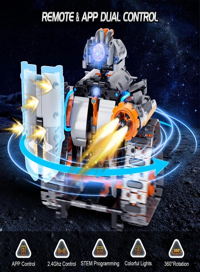 5-in-1 STEM Building Set - Remote & App Controlled Coding Kit