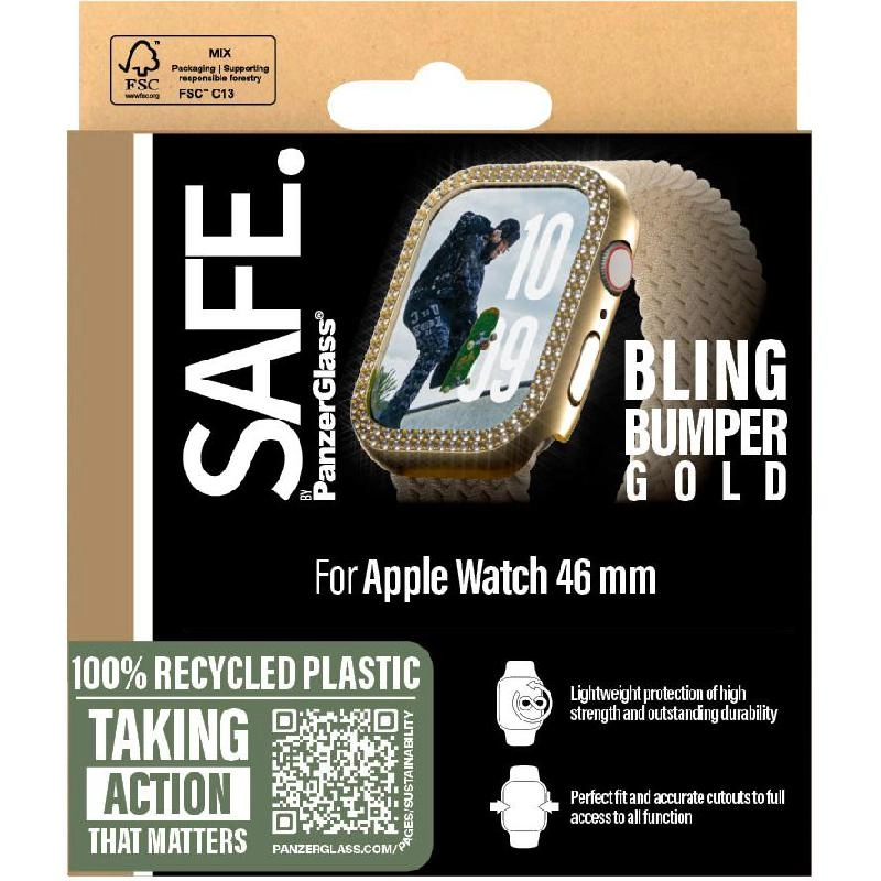 Bumper Case for Apple Watch Series 10 42mm - Silver