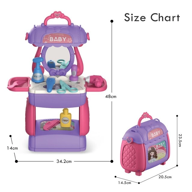 Vanity Satchel - 21 pcs (SAB-LS_RPST_HSPU)