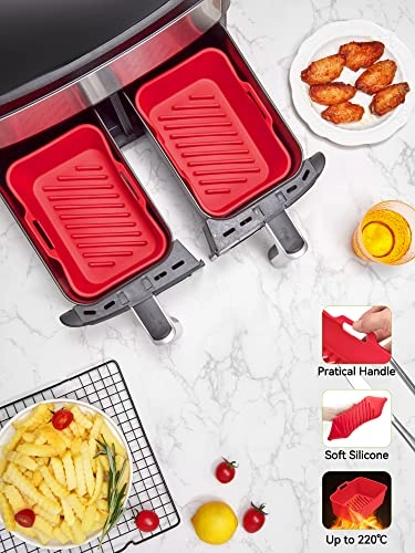 Air Fryer Silicone Liner - Silicone 2 Pack
