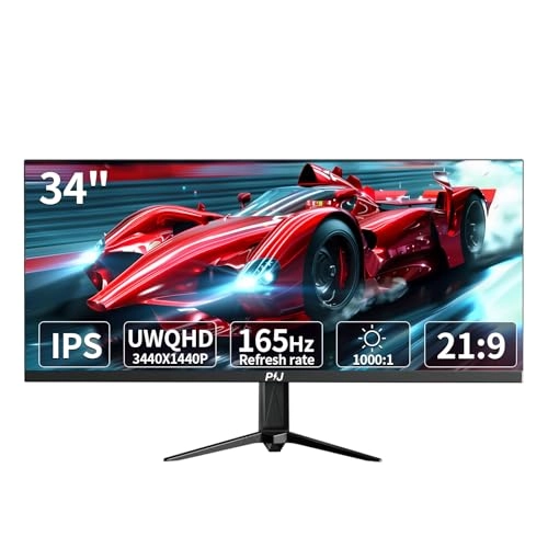 Gaming Monitor - PIJ001A 34 Inches 3440 x 1440 Pixels