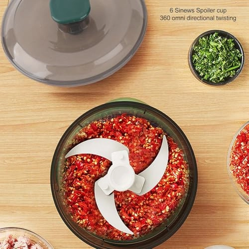 Mini Food Chopper - 350ml USB Rechargeable