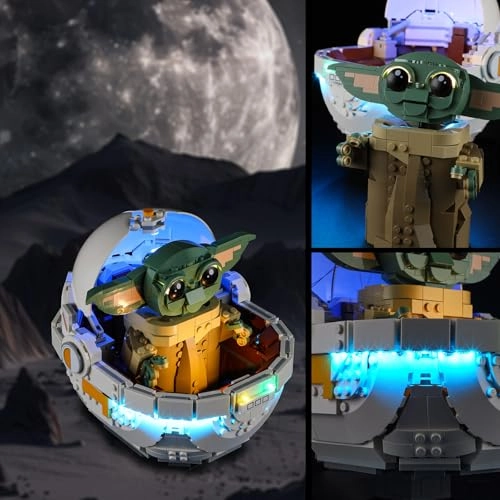 LED Light for LEGO 75403 Grogu with Hover-Pram Set