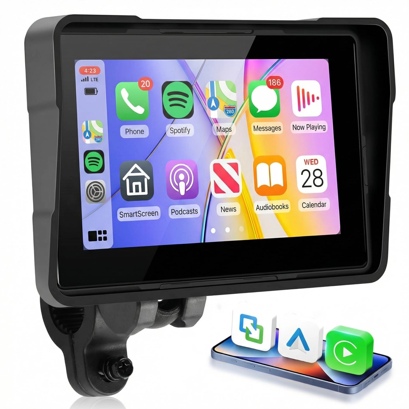 Motorcycle Wireless CarPlay - 5 Inch
