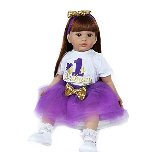 Reborn Baby Doll - 22 Inches / 55 cm Silicone Ages 3+