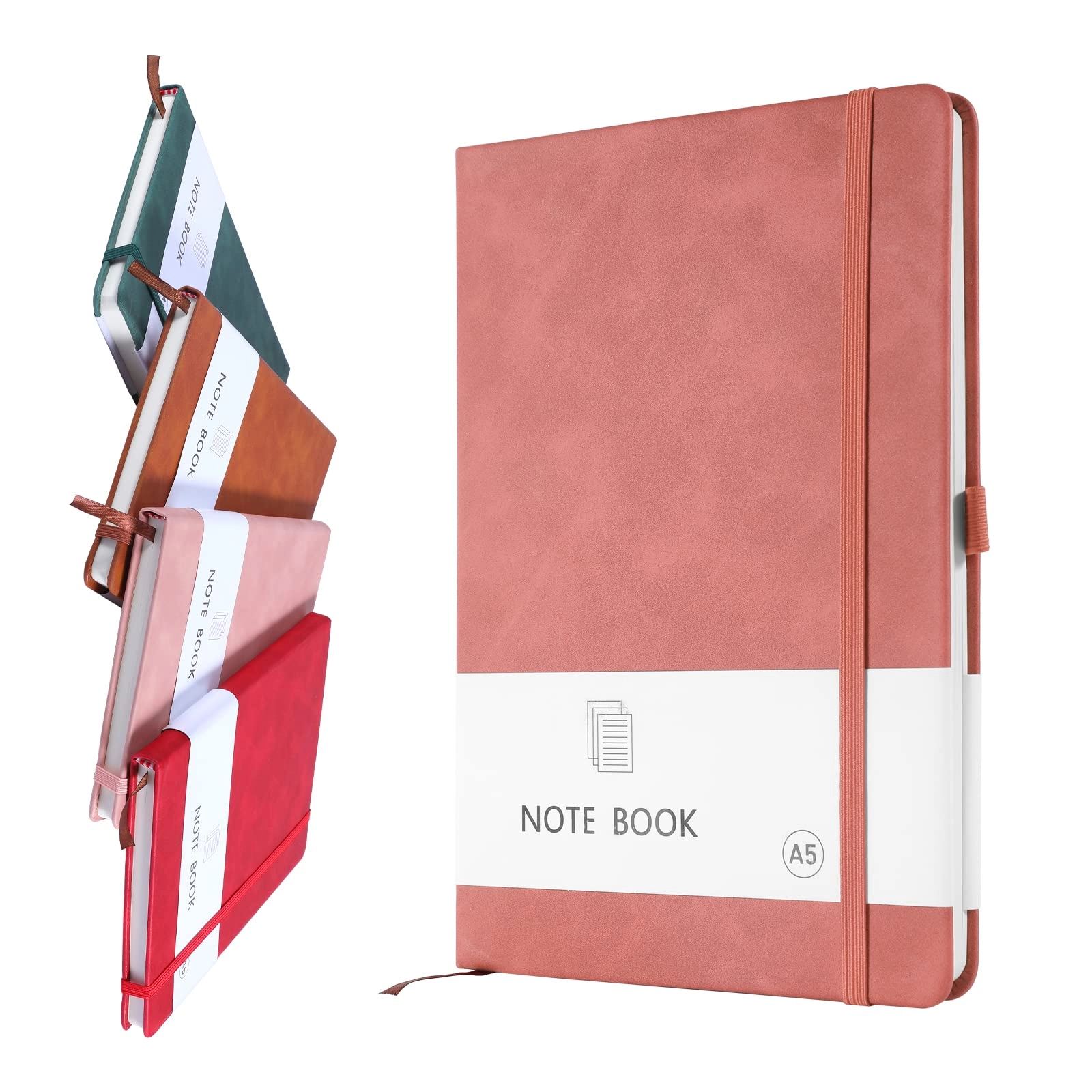 Lefute Notebook A5 Hardcover - Lined 200 Pages