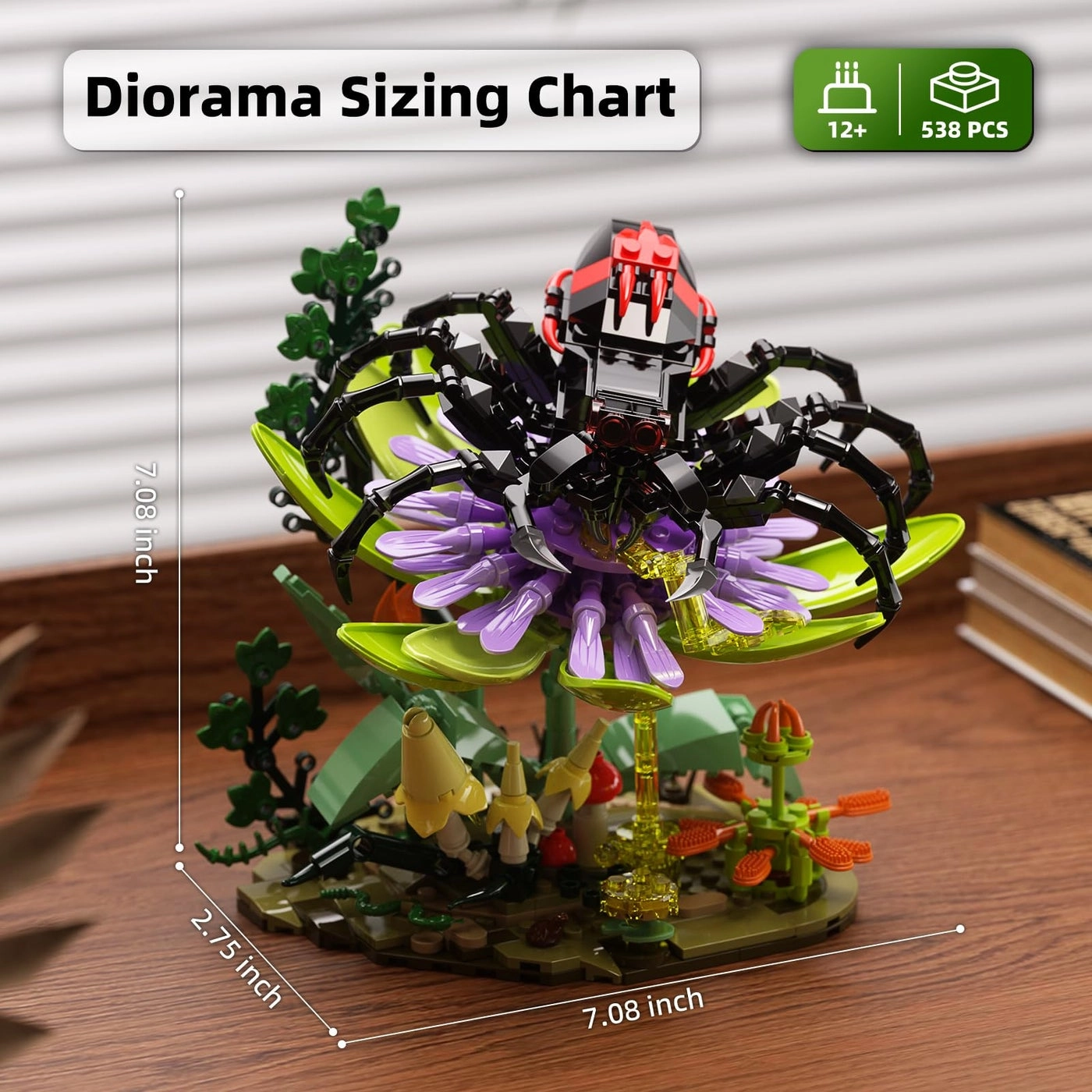 Spider Building Set - redback spider 538pcs