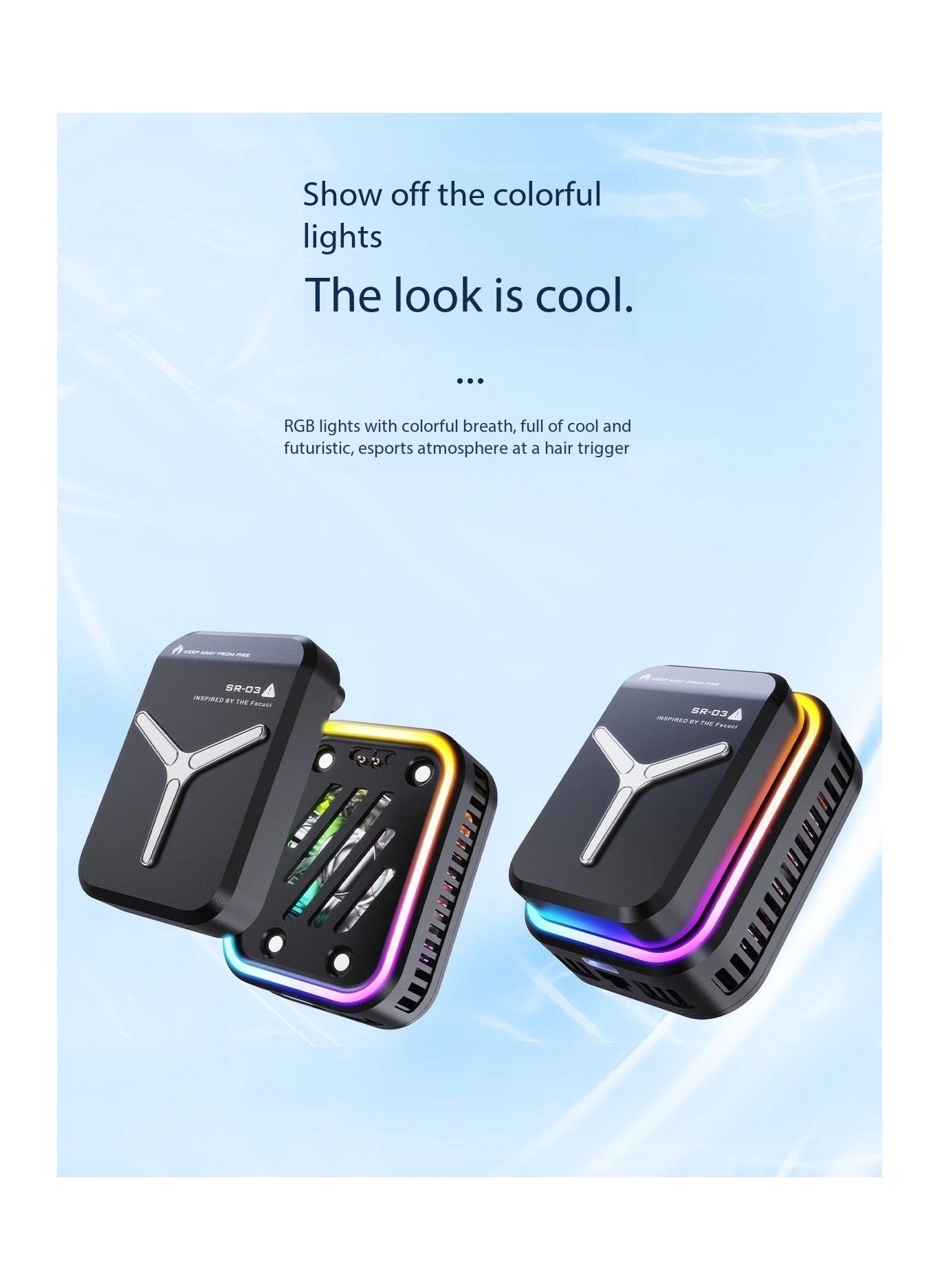 Cell Phone Cooler - Magnetic Cooling Fan Wireless Charging