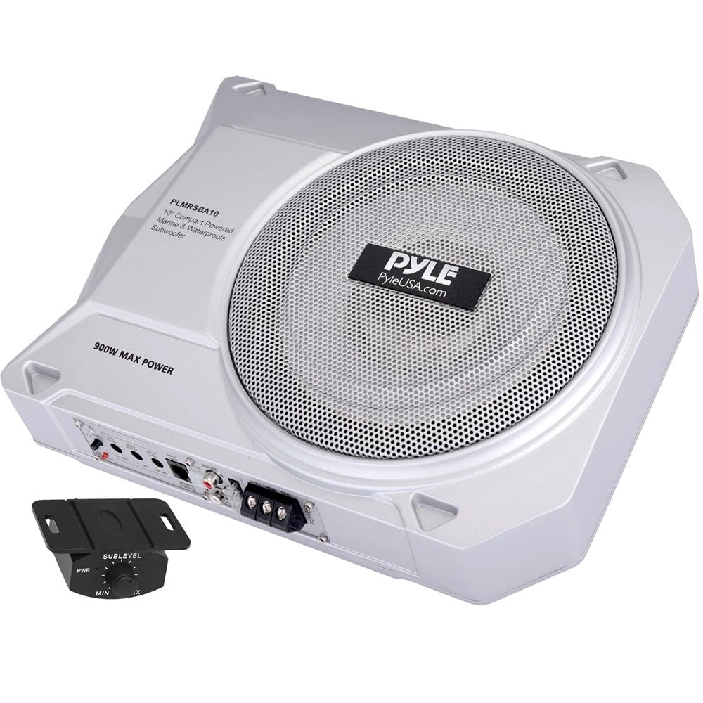 Low-Profile Amplified Subwoofer System - 10-Inch 900 Watt
