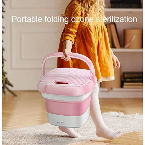 Portable Washing Machine,Turbine Folding Mini Usb Laundry Washer,Perfect For Apartments, Rvs And Small Space Living Shandongmt (Color : B)