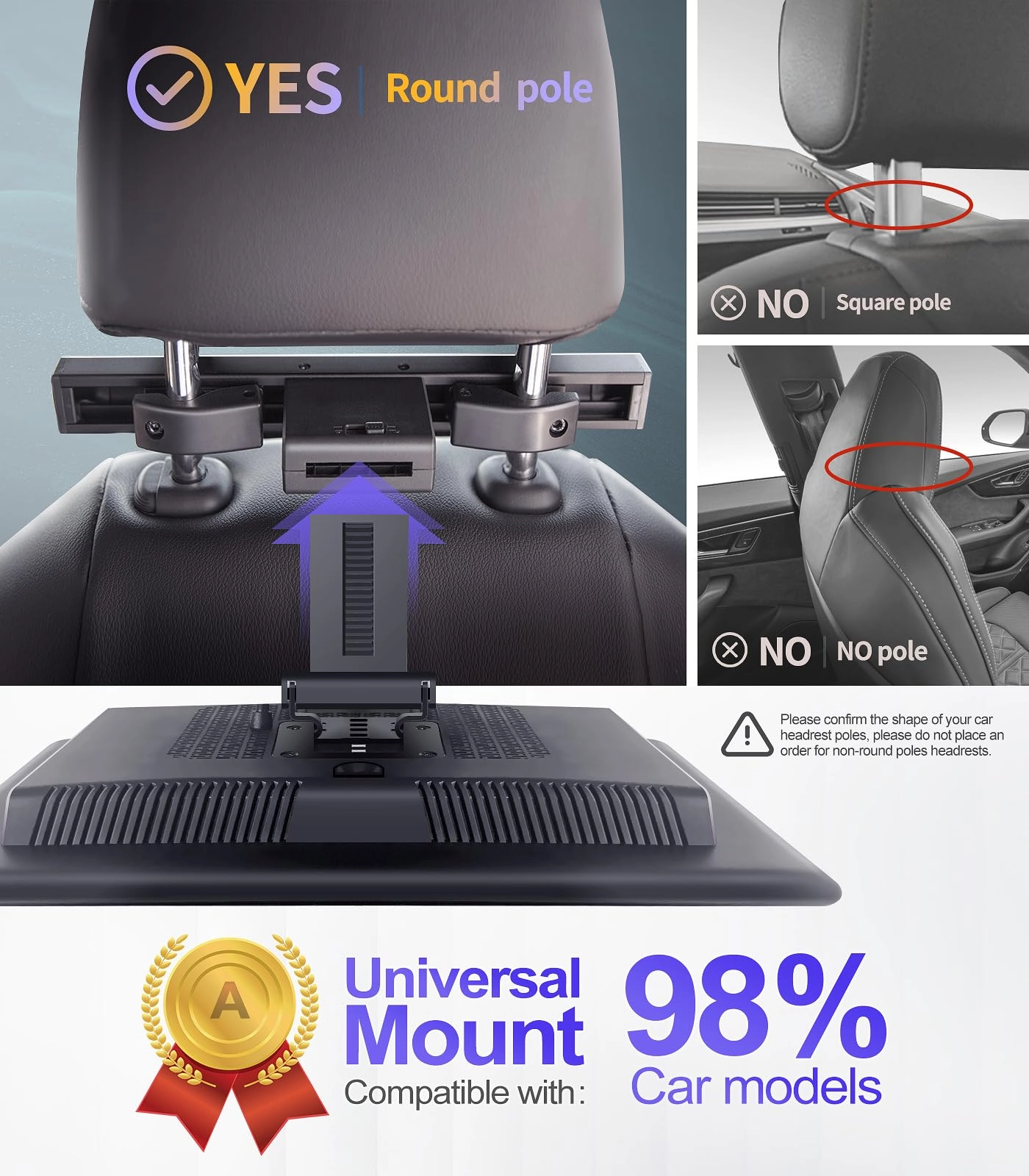 Headrest Monitor - 12.4 inch