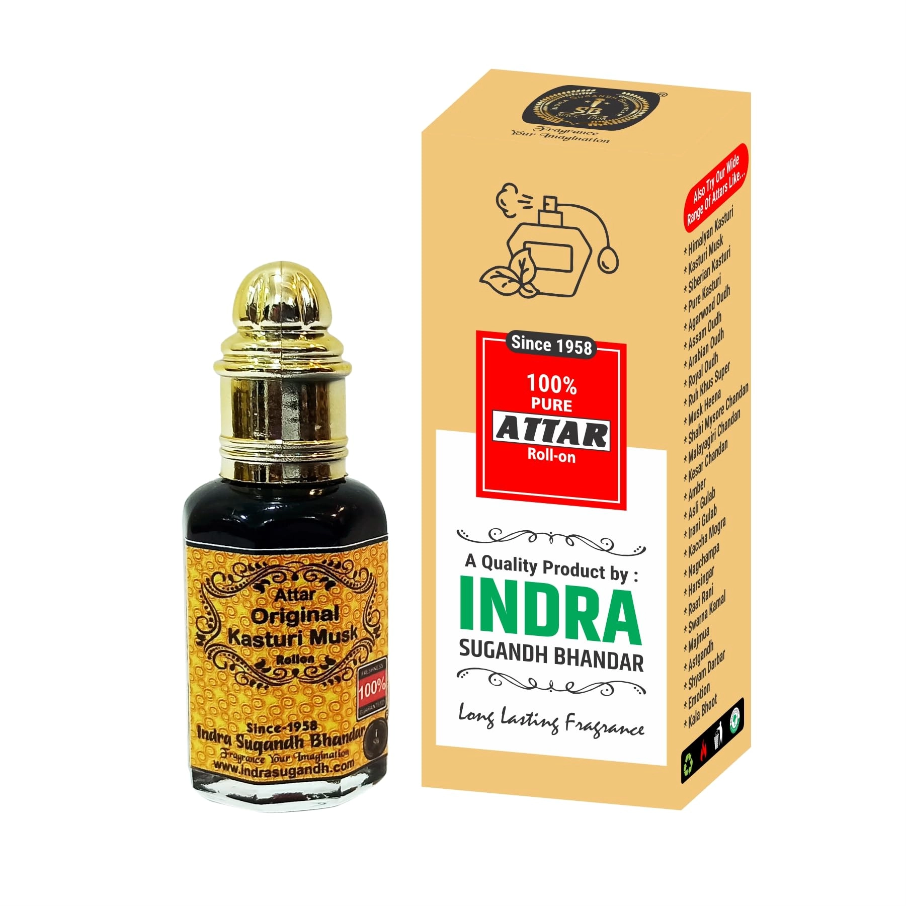 Attar Ruh Khus - 12ml