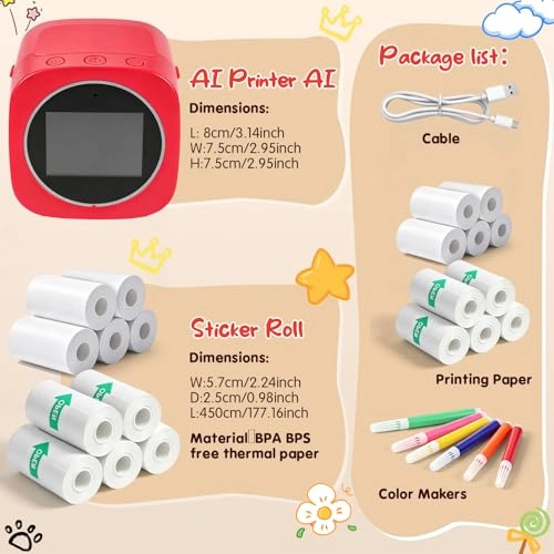 AI Sticker Box Printer - Thermal
