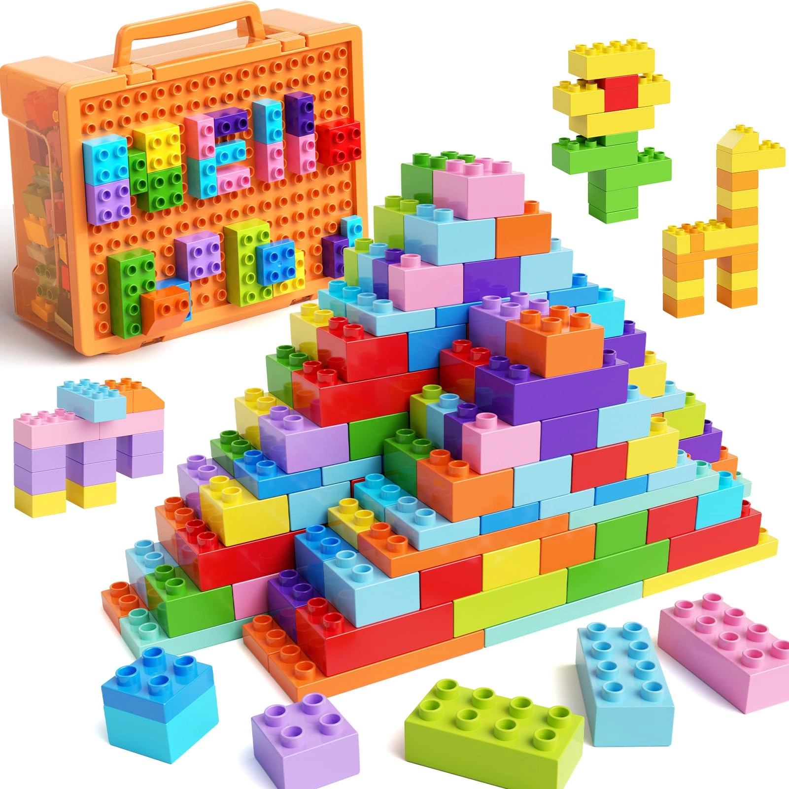 STEM MATCH Large Building Blocks - 97 pcs