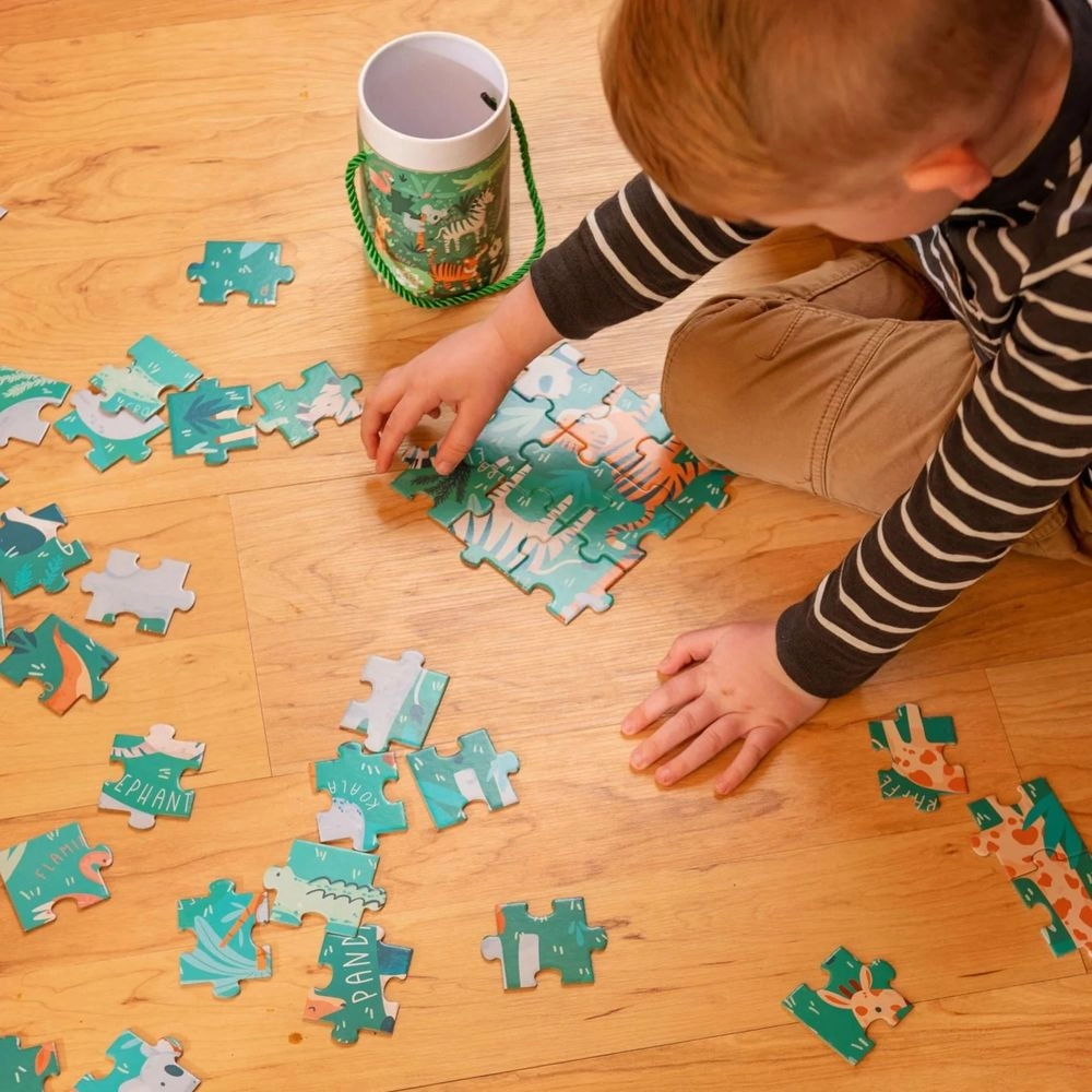 Educational Puzzle Animal Kingdom - 3+ 48 pieces